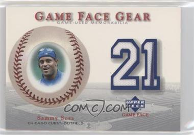 2003 Upper Deck Game Face - Gear #GG-SS - Sammy Sosa