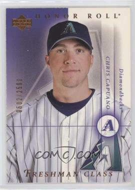 2003 Upper Deck Honor Roll - [Base] #144 - Freshman Class - Chris Capuano /2500