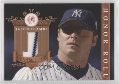 2003 Upper Deck Honor Roll - Dean's List #DL-JG - Jason Giambi