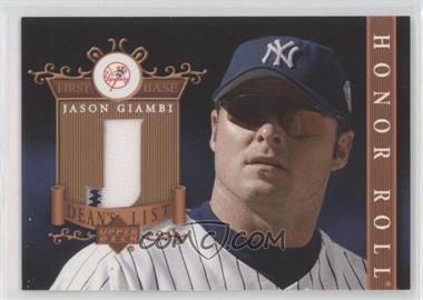 2003 Upper Deck Honor Roll - Dean's List #DL-JG - Jason Giambi