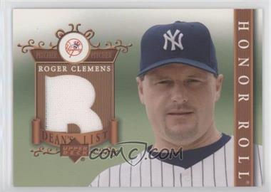 2003 Upper Deck Honor Roll - Dean's List #DL-RC - Roger Clemens