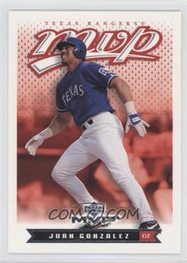 2003 Upper Deck MVP - [Base] #210 - Juan Gonzalez