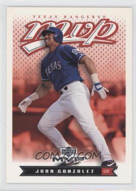 2003 Upper Deck MVP - [Base] #210 - Juan Gonzalez