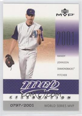 2003 Upper Deck MVP - Celebration #MVP58 - Randy Johnson /2001