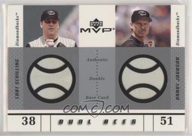 2003 Upper Deck MVP - Dual Aces #DA-SJ - Curt Schilling, Randy Johnson