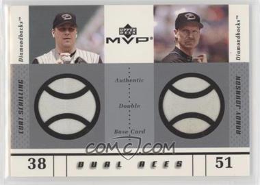 2003 Upper Deck MVP - Dual Aces #DA-SJ - Curt Schilling, Randy Johnson