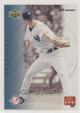 2003 Upper Deck McDonald's New York Yankees - Restaurant [Base] #20 - Jeff Weaver [Noted]