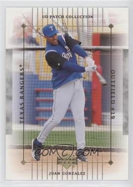 2003 Upper Deck Patch Collection - [Base] #114 - Juan Gonzalez