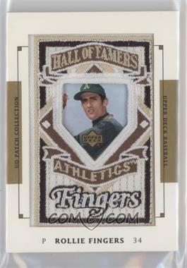 2003 Upper Deck Patch Collection - [Base] #140 - Hall of Famers - Rollie Fingers