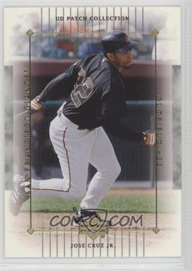 2003 Upper Deck Patch Collection - [Base] #92 - Jose Cruz Jr.