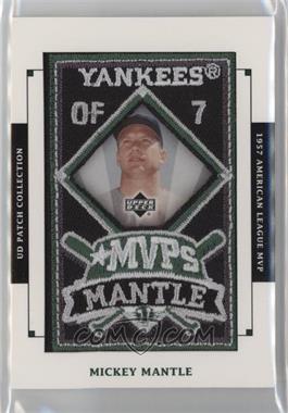 2003 Upper Deck Patch Collection - MVPs Patches #MVP-8 - Mickey Mantle