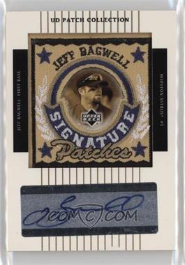 2003 Upper Deck Patch Collection - Signature Patches #SP-JB - Jeff Bagwell