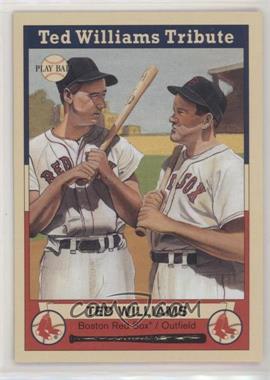 2003 Upper Deck Play Ball - [Base] - Red Back #95 - Ted Williams Tribute - Ted Williams (Posed with Joe Croniin)