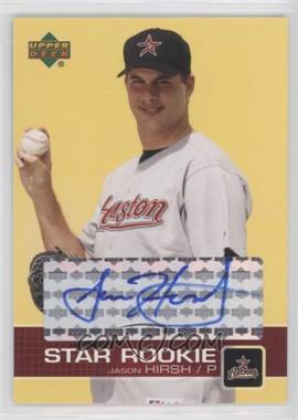 2003 Upper Deck Prospect Premieres - Autographs #P35 - Jason Hirsh