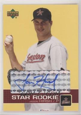 2003 Upper Deck Prospect Premieres - Autographs #P35 - Jason Hirsh