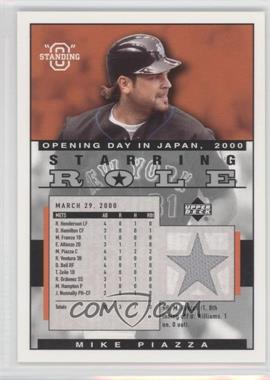 2003 Upper Deck Standing "O" - Starring Role Jerseys #SR-MP - Mike Piazza