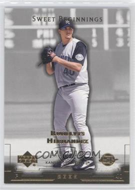 2003 Upper Deck Sweet Spot - [Base] #138 - Sweet Beginnings - Runelvys Hernandez /2003