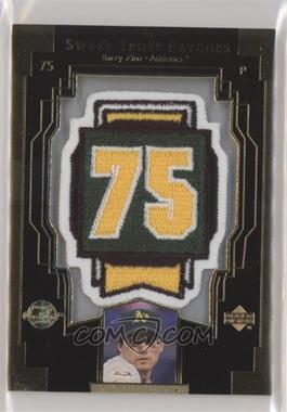 2003 Upper Deck Sweet Spot - Patches #BZ1 - Barry Zito