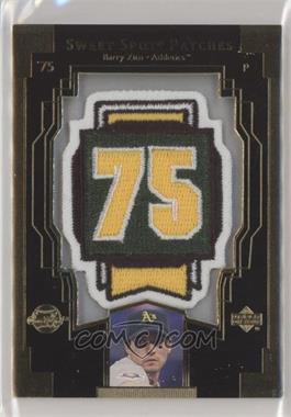 2003 Upper Deck Sweet Spot - Patches #BZ1 - Barry Zito