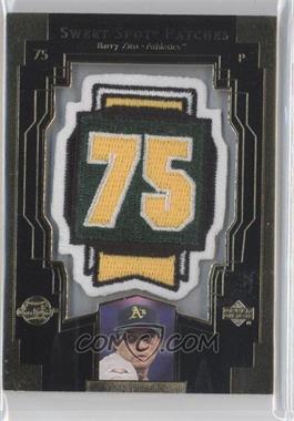 2003 Upper Deck Sweet Spot - Patches #BZ1 - Barry Zito