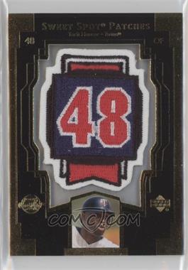 2003 Upper Deck Sweet Spot - Patches #TH1 - Torii Hunter