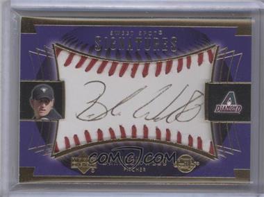 2003 Upper Deck Sweet Spot - Sweet Spot Signatures #BW-AU - Brandon Webb