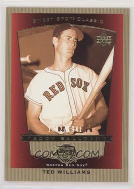 2003 Upper Deck Sweet Spot Classic - [Base] #111 - Teddy Ballgame - Ted Williams /1941