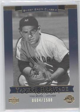 2003 Upper Deck Sweet Spot Classic - [Base] #150 - Yankee Heritage - Yogi Berra /1500