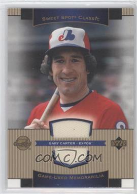 2003 Upper Deck Sweet Spot Classic - Game-Used Memorabilia #SJ-GC - Gary Carter