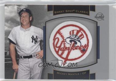 2003 Upper Deck Sweet Spot Classic - Souvenir Logo Patch #P-MM1 - Mickey Mantle