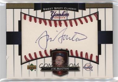 2003 Upper Deck Sweet Spot Classic - Yankee Greats Autographs #YG-JB - Jim Bouton