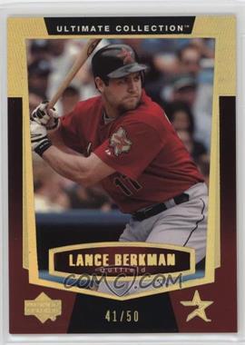 2003 Upper Deck Ultimate Collection - [Base] - Gold #58 - Lance Berkman /50