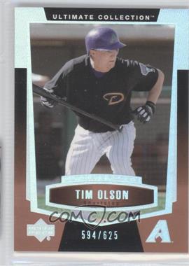 2003 Upper Deck Ultimate Collection - [Base] #113 - Ultimate Rookie - Tim Olson /625
