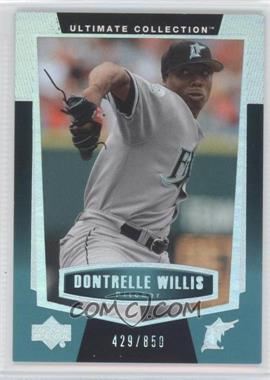 2003 Upper Deck Ultimate Collection - [Base] #18 - Dontrelle Willis /850