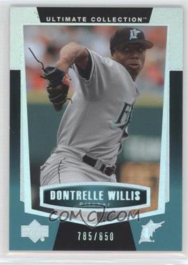 2003 Upper Deck Ultimate Collection - [Base] #18 - Dontrelle Willis /850