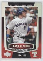 Hank Blalock [Noted] #/850