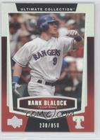 Hank Blalock #/850