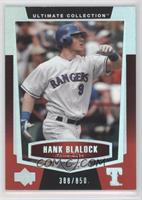 Hank Blalock #/850