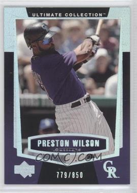 2003 Upper Deck Ultimate Collection - [Base] #72 - Preston Wilson /850