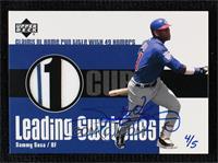 Sammy Sosa (2003 Upper Deck Leading Swatches) #/5