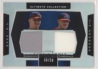 J.D. Drew, Jim Edmonds [Good to VG‑EX] #/50