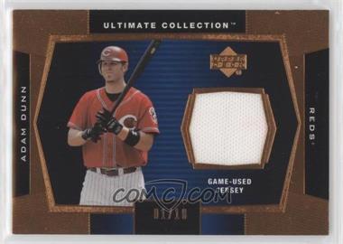 2003 Upper Deck Ultimate Collection - Jersey - Tier 1 Copper #J-AD - Adam Dunn /10