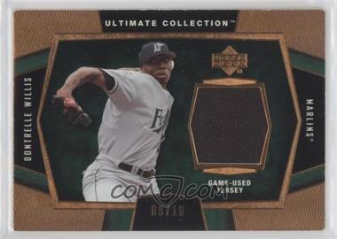 2003 Upper Deck Ultimate Collection - Jersey - Tier 1 Copper #J-DW2 - Dontrelle Willis /10
