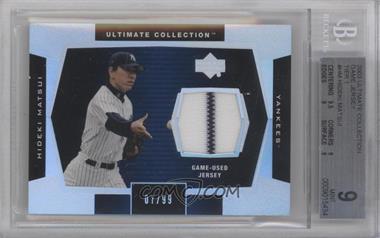 2003 Upper Deck Ultimate Collection - Jersey #J-HM - Hideki Matsui /99 [BGS 9 MINT]