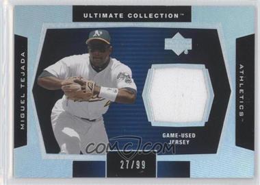 2003 Upper Deck Ultimate Collection - Jersey #J-MT - Miguel Tejada /99