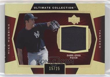 2003 Upper Deck Ultimate Collection - Patch - Gold #P-MM - Mike Mussina /25