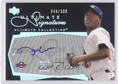 2003 Upper Deck Ultimate Collection - Ultimate Signatures #US-RW.1 - Rickie Weeks (White Jersey) /300