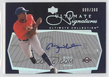 2003 Upper Deck Ultimate Collection - Ultimate Signatures #US-RW.2 - Rickie Weeks (Red Jersey) /300