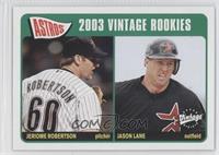 Vintage Rookies - Jeriome Robertson, Jason Lane