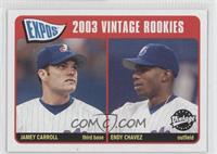 Vintage Rookies - Endy Chavez, Jamey Carroll